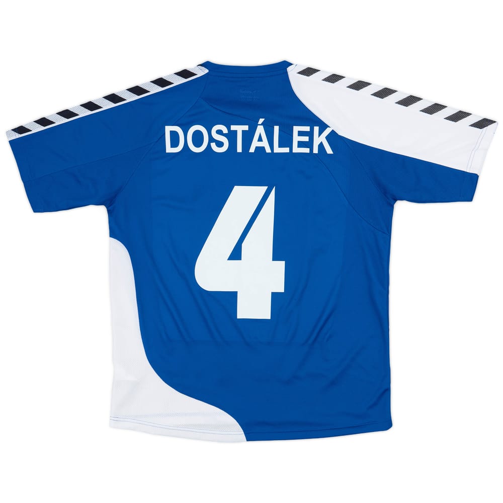 2008-09 Slovan Liberec Home Shirt Dostalek #4 - 8/10 - (L)