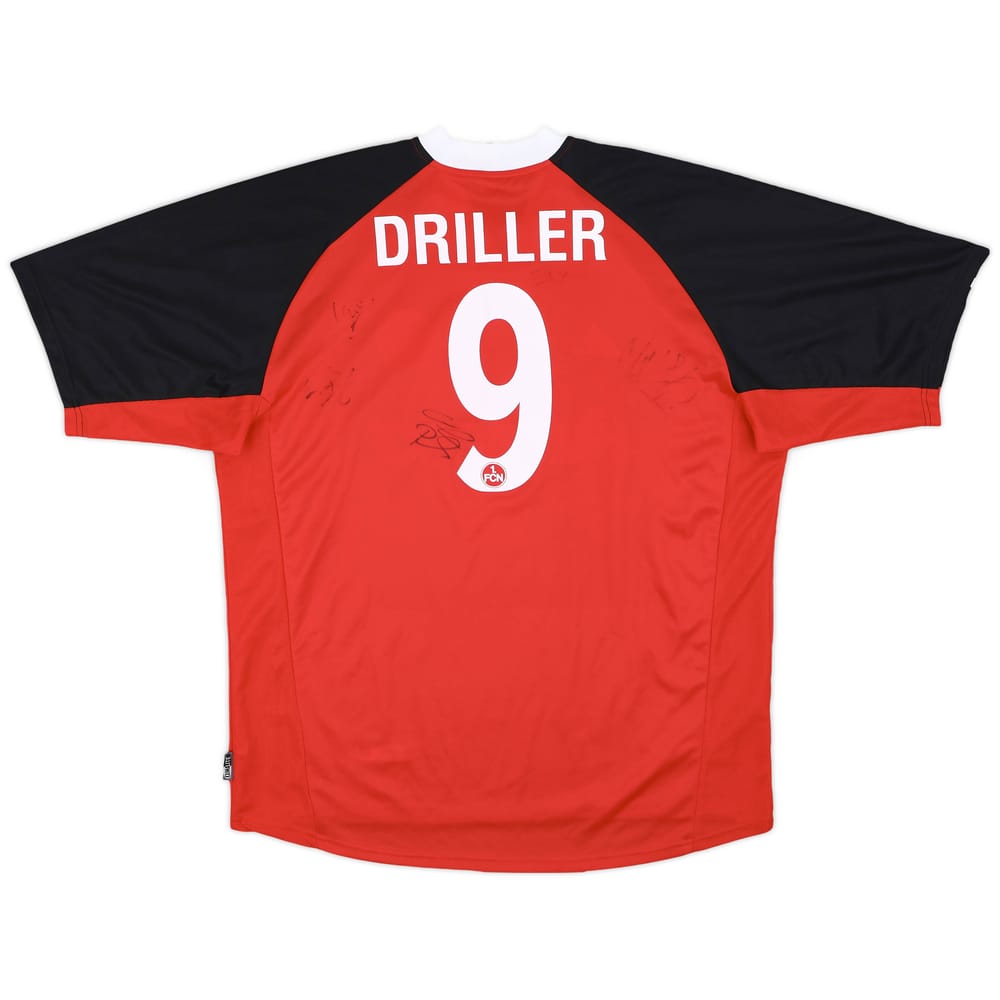 2001-02 Nurnberg Signed Home Shirt Driller #9 - 7/10 - (XL)