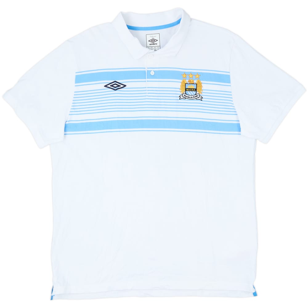 2010-11 Manchester City Umbro Polo Shirt - 8/10 - (XXL)