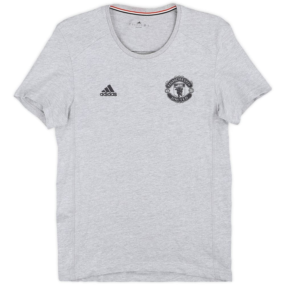 2015-16 Manchester United adidas Cotton Tee - 8/10 - (S)