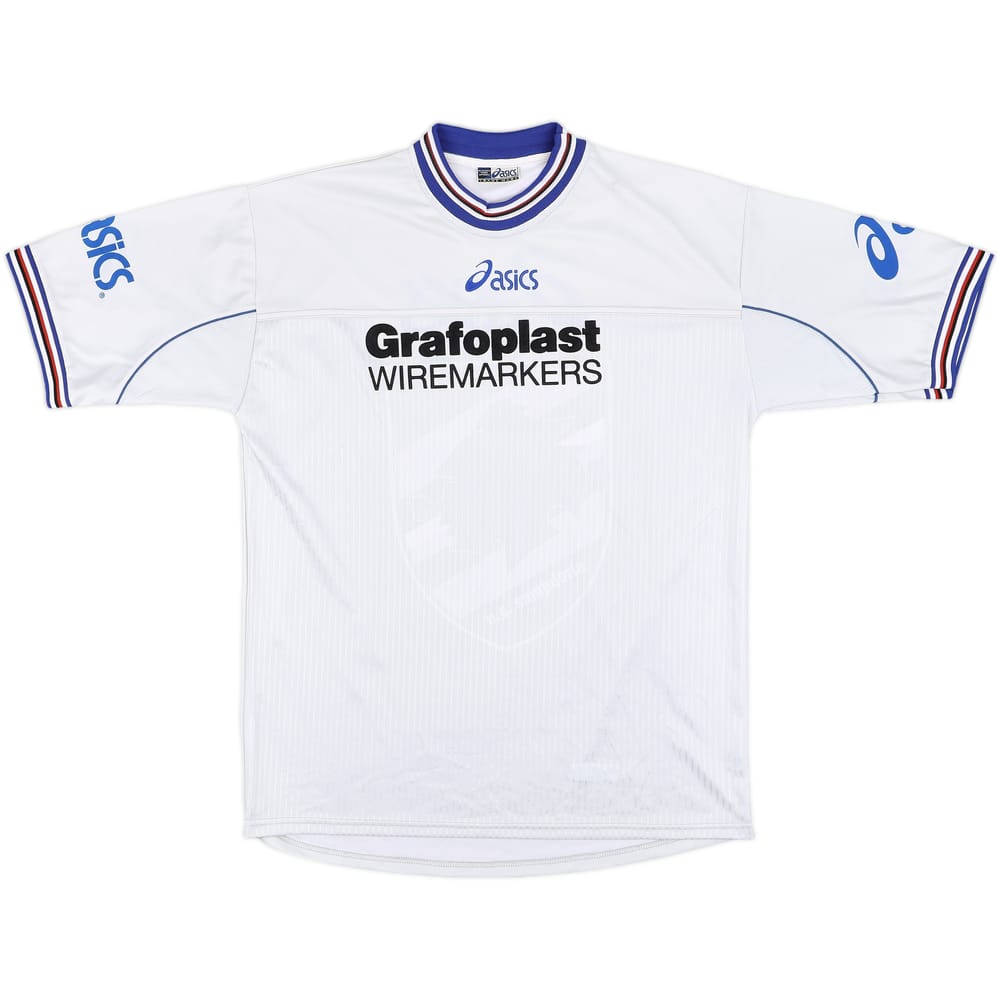 2001-02 Sampdoria Asics Training Shirt - 8/10 - (XL)