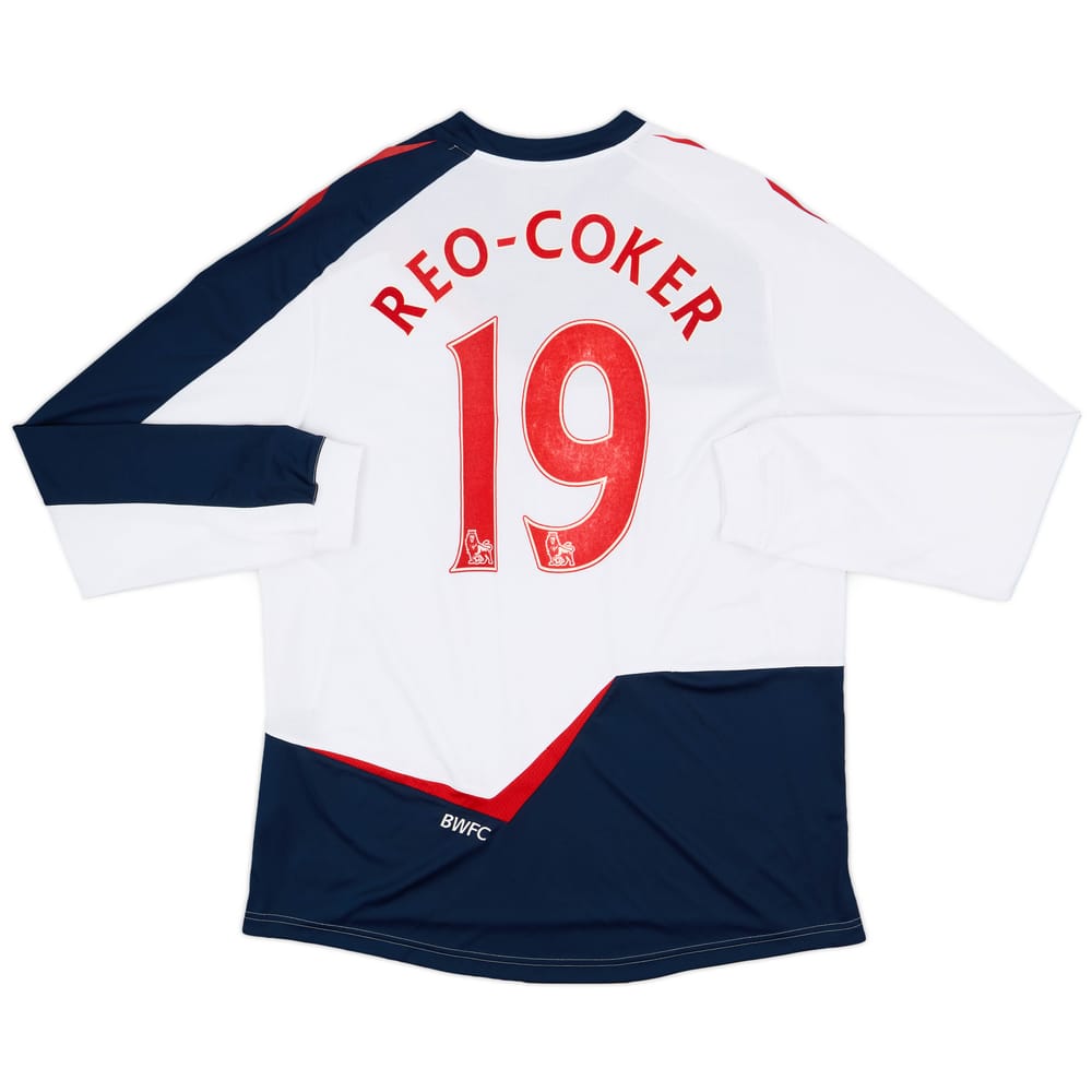 2011-12 Bolton Home L/S Shirt Reo-Coker #19 - 9/10 - (XXL)