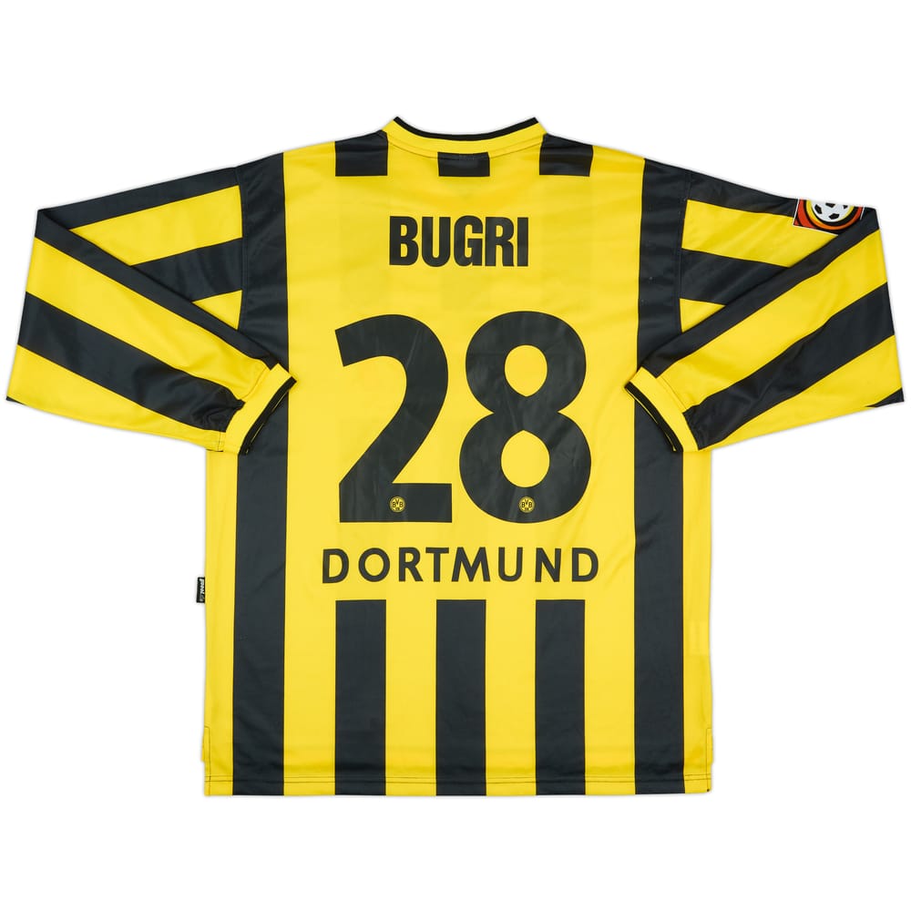 2001-02 Borussia Dortmund Match Issue Away L/S Shirt Bugri #28