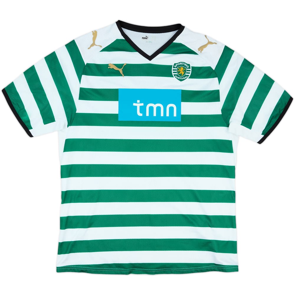 2008-09 Sporting Lisbon Home Shirt - 8/10 - (L)