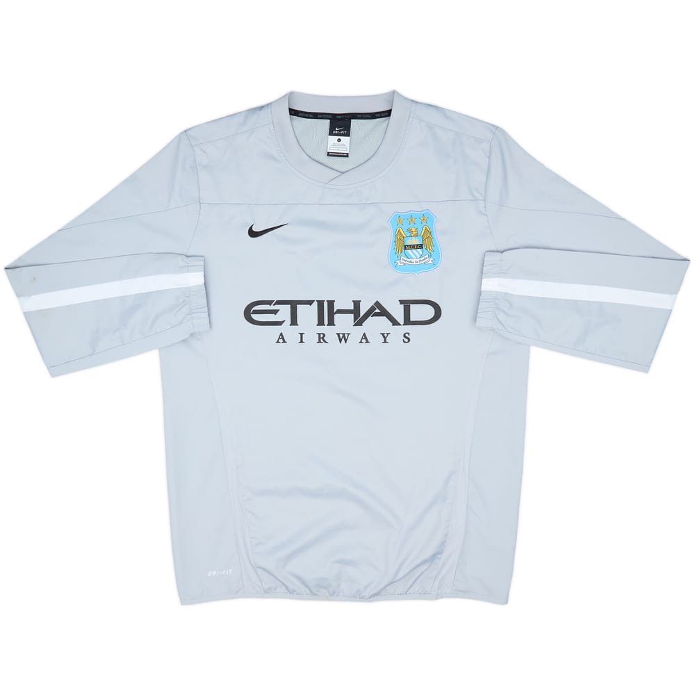 2013-14 Manchester City Nike Drill Top - 7/10 - (L)