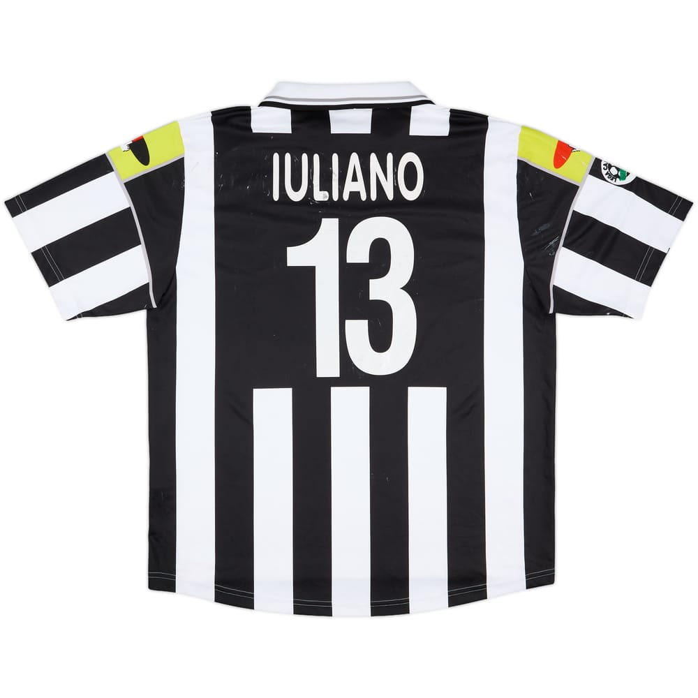 2000-01 Juventus Match Issue Home Shirt Iuliano #13