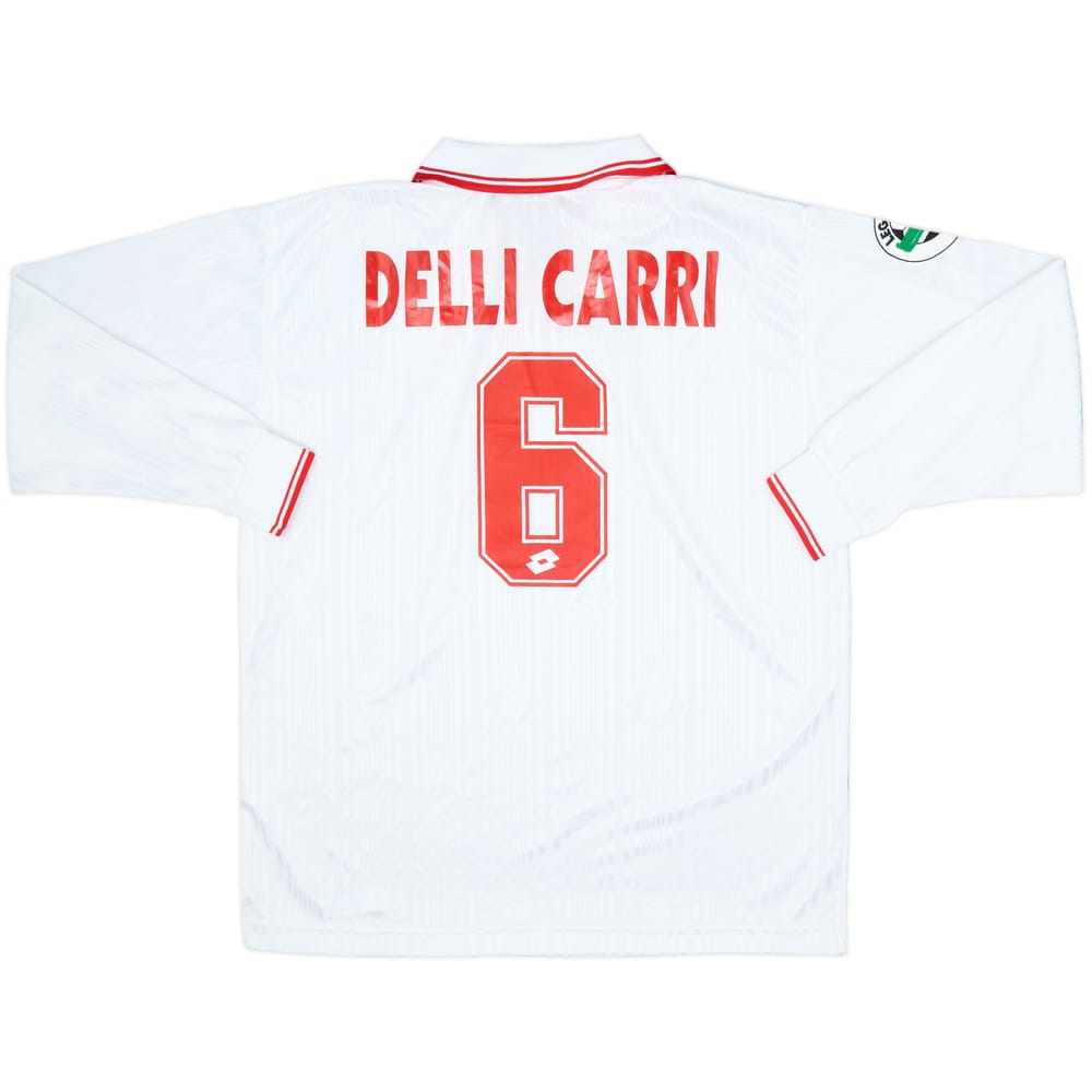 1997-98 Piacenza Match Worn Away L/S Shirt Delli Carri #6