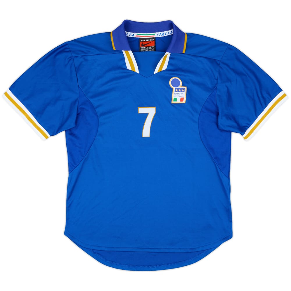 1996-97 Italy Match Issue Home Shirt #7