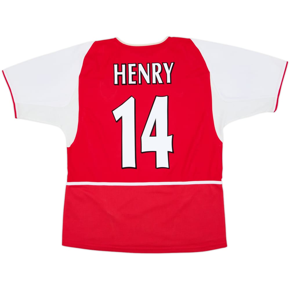 2002-04 Arsenal Home Shirt Henry #14 - 8/10 - (M)