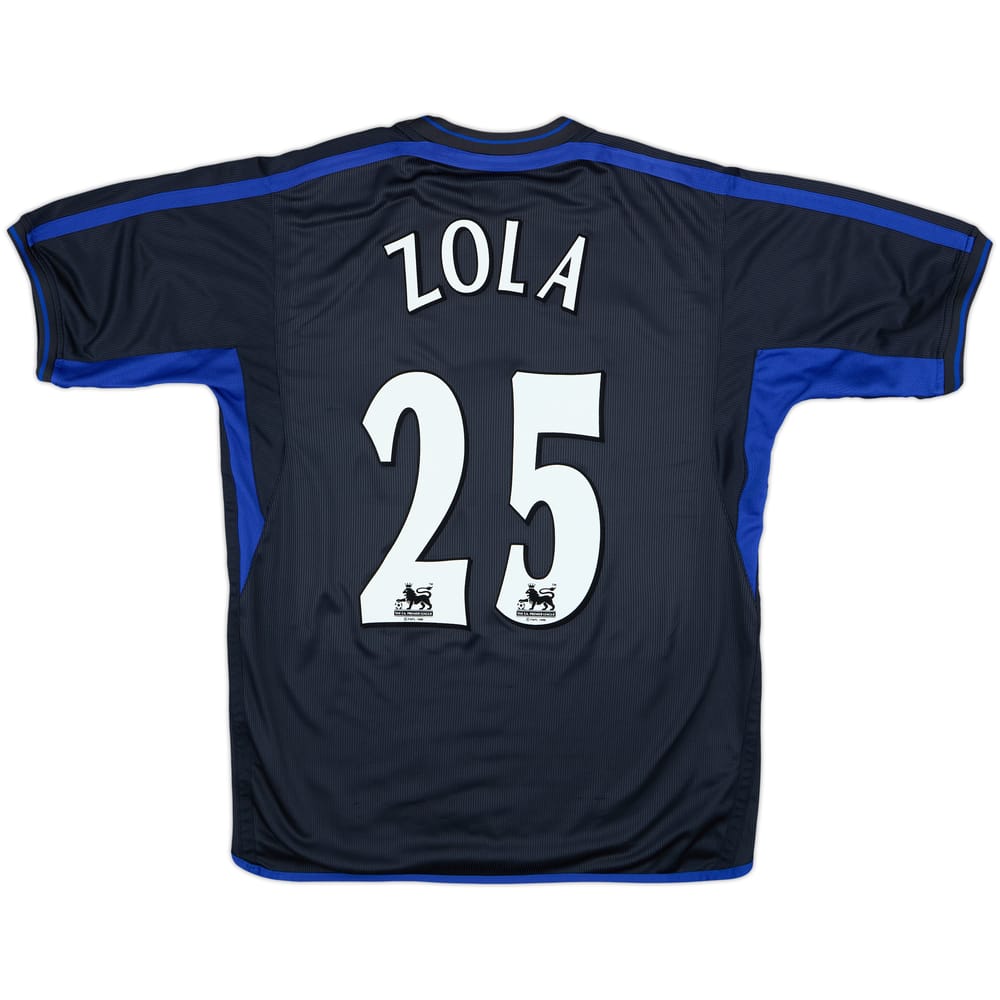 2002-04 Chelsea Away Shirt Zola #25 - 8/10 - (L)