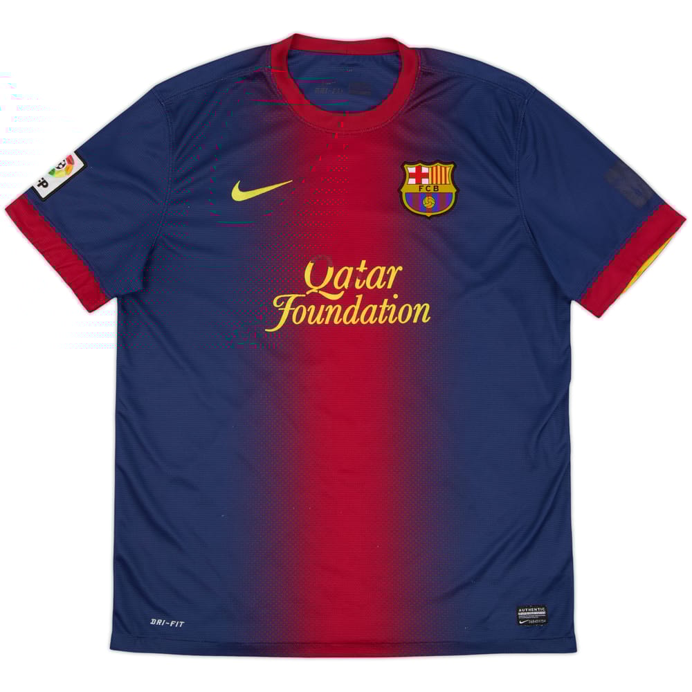 2012-13 Barcelona Home Shirt - 4/10 - (L)