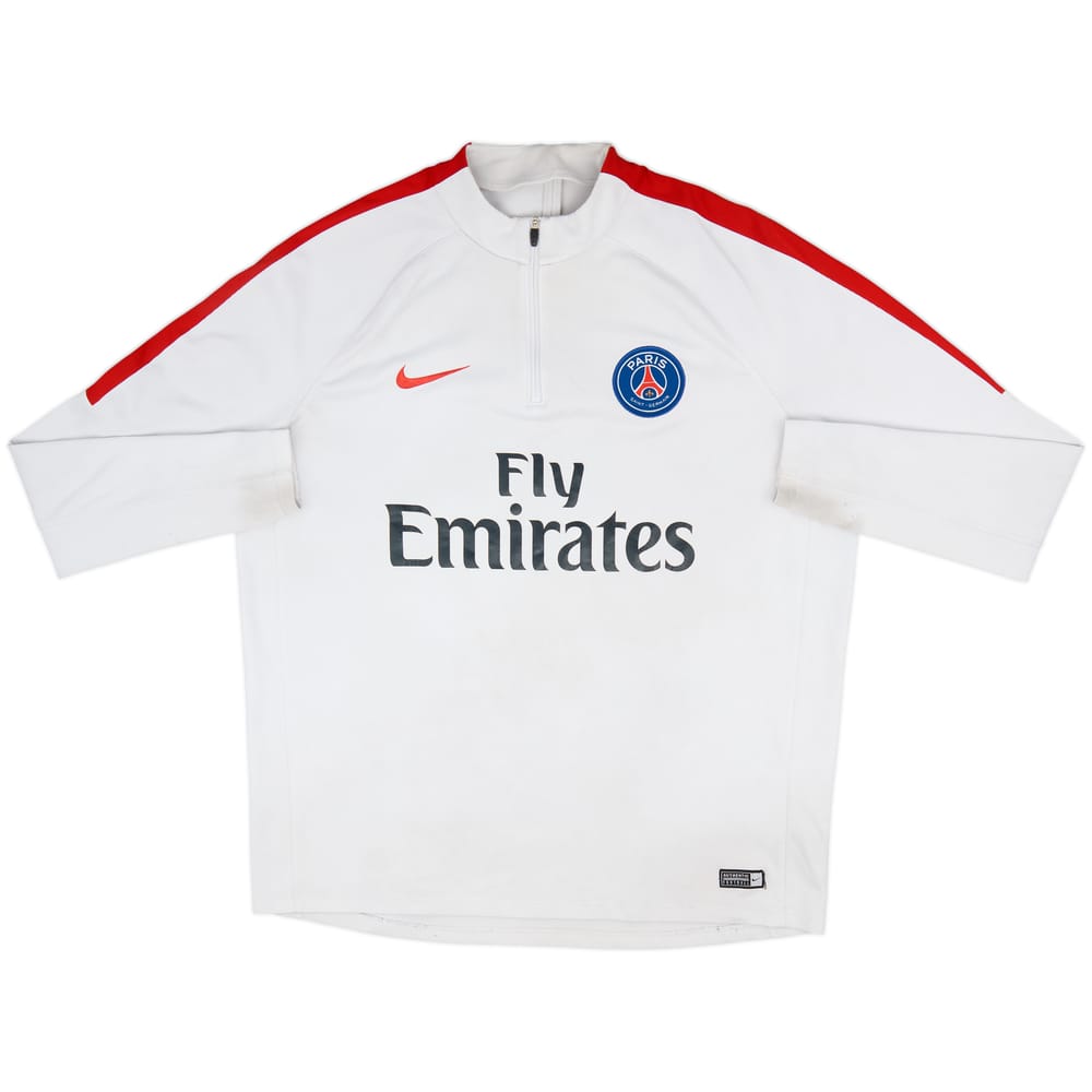 2016-17 Paris Saint-Germain Nike 1/4 Zip Drill Top - 4/10 - (XL)