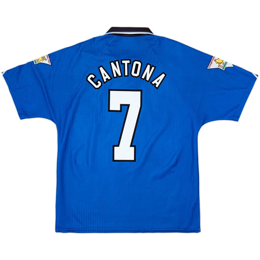 1996-98 Manchester United Third Shirt Cantona #7 - 6/10 - (L)