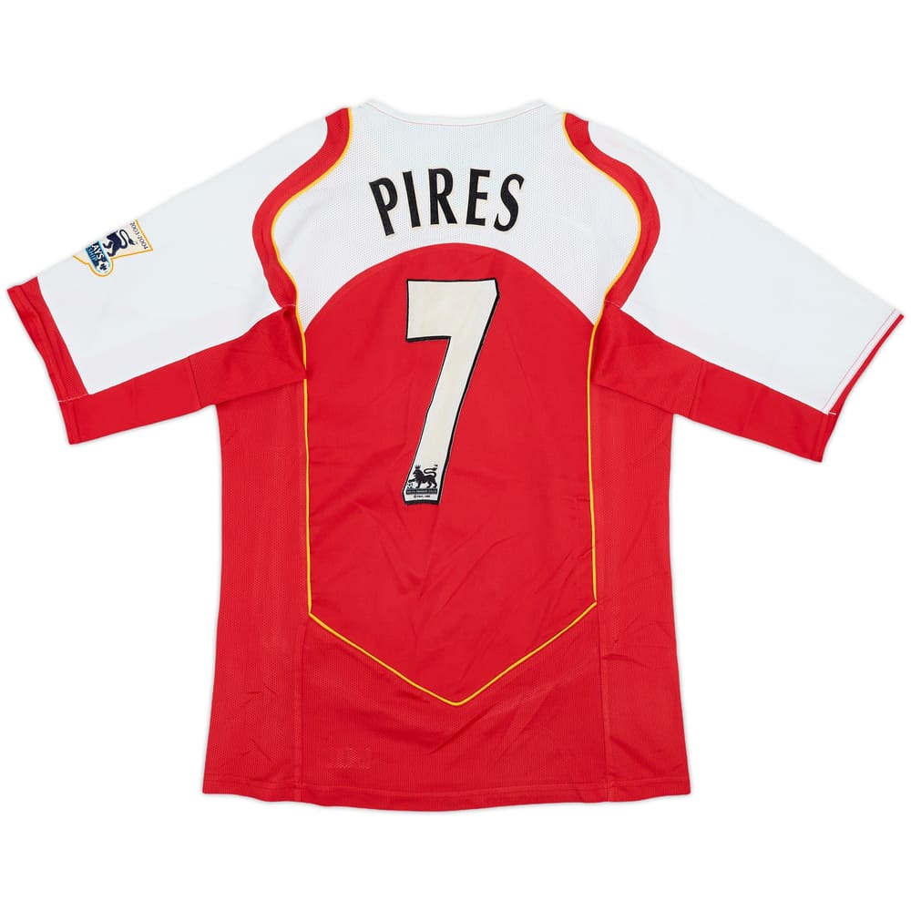 2004-05 Arsenal Home Shirt Pires #7 - 8/10 - (S)