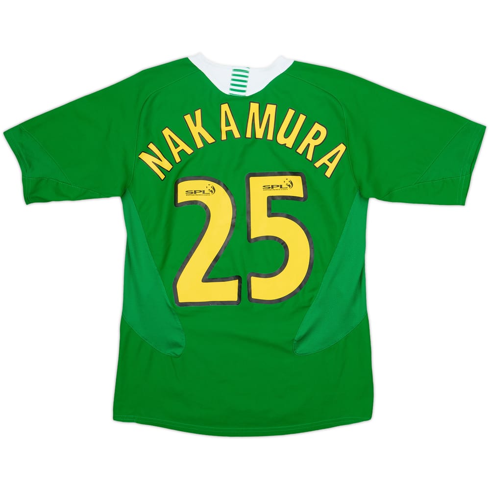 2005-06 Celtic Away Shirt Nakamura #25 - 4/10 - (L.Boys)
