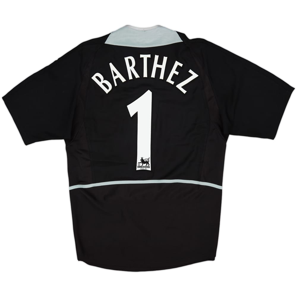2002-04 Manchester United GK S/S Shirt Barthez #1 - 9/10 - (S)