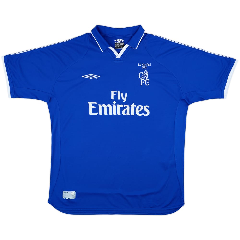 2001-03 Chelsea FA Cup Final Home Shirt - 9/10 - (XL)