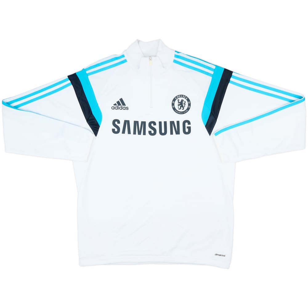 2014-15 Chelsea adidas 1/4 Zip Training Top - 8/10 - (L)