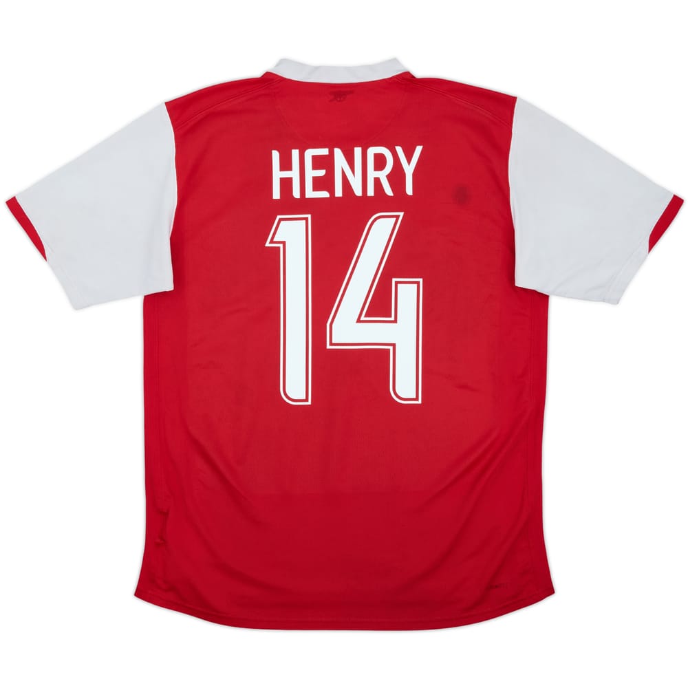 2006-08 Arsenal Home Shirt Henry #14 - 5/10 - (M)