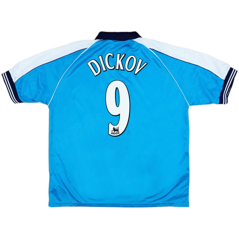 1999-01 Manchester City Home Shirt Dickov #9 - 8/10 - (XL)