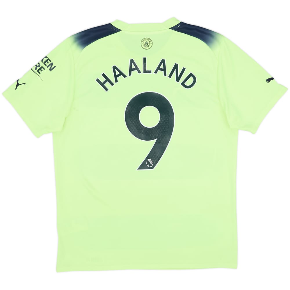 2022-23 Manchester City Third Shirt Haaland #9 - 7/10 - (L)