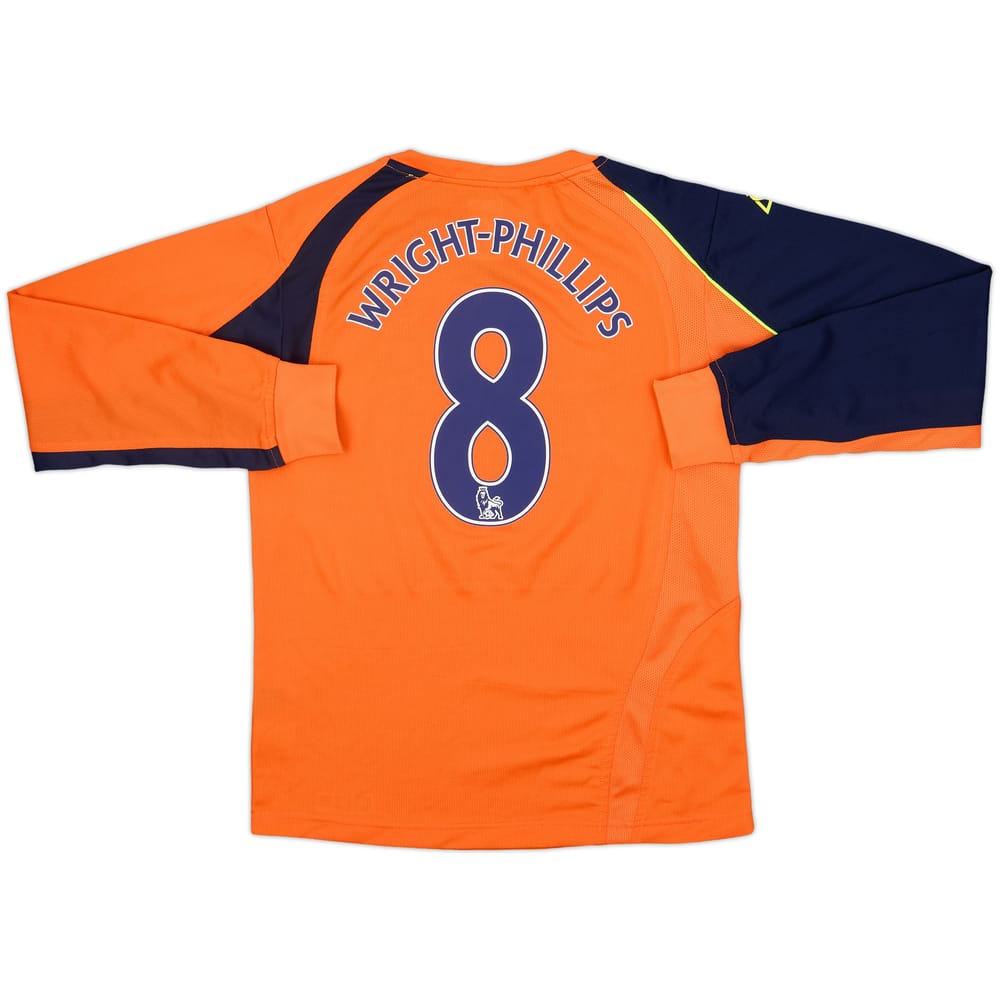 2008-09 Manchester City Third L/S Shirt Wright-Phillips #8 - 9/10 - (XL.Boys)