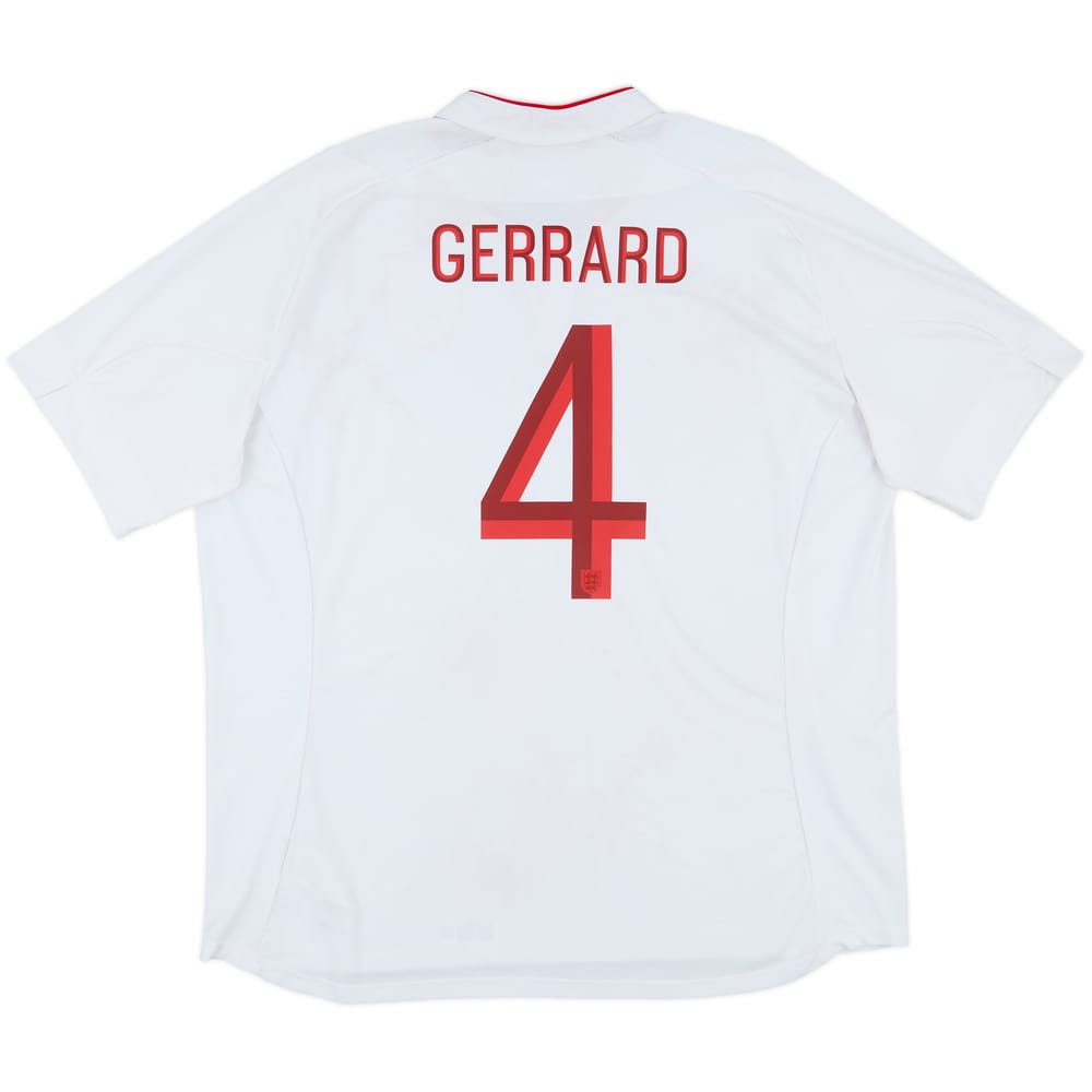 2012-13 England Home Shirt Gerrard #4 - 5/10 - (3XL)
