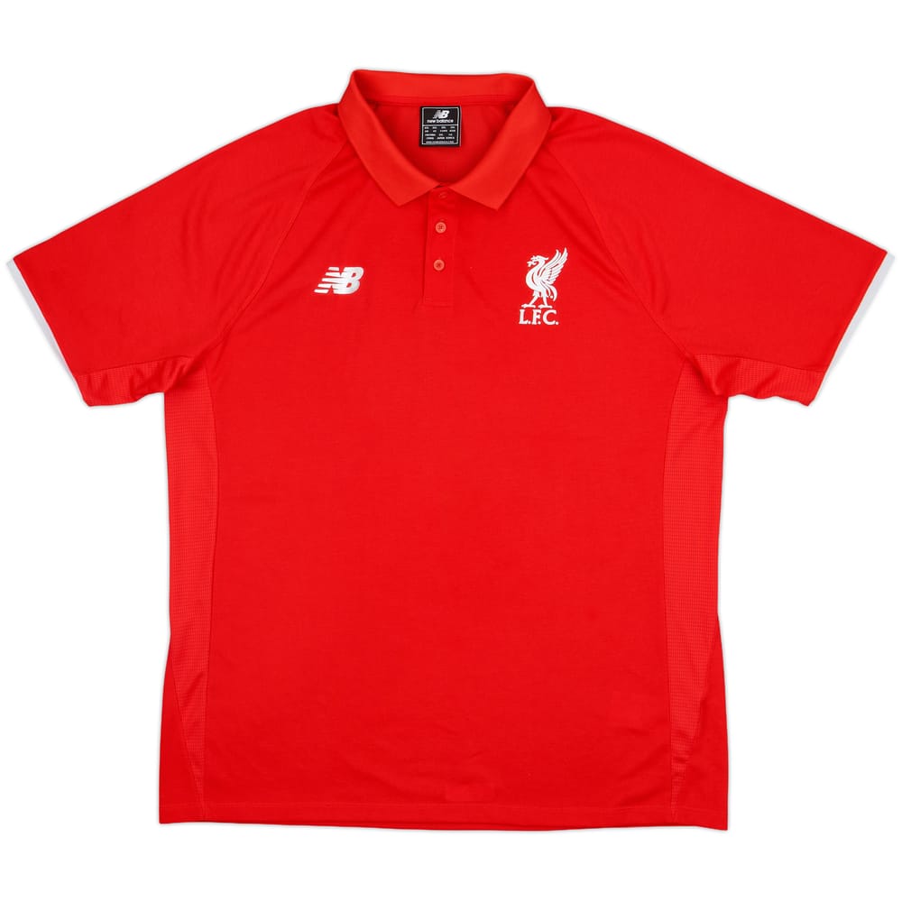 2015-16 Liverpool New Balance Polo Shirt - 9/10 - (XXL)