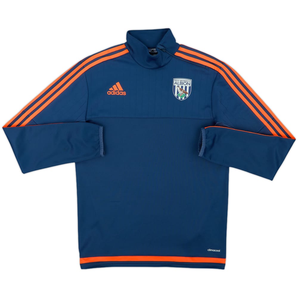 2015-16 West Brom adidas 1/4 Zip Drill Top - 8/10 - (S)