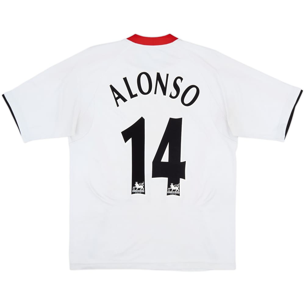 Camiseta de visitante del Liverpool 2005-06 Alonso #14 - 6/10 - (M)