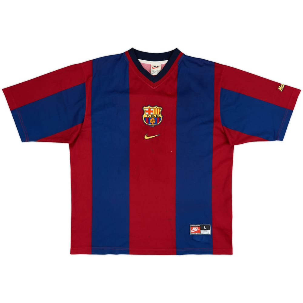 1998-00 Barcelona Basic Home Shirt - 5/10 - (L)
