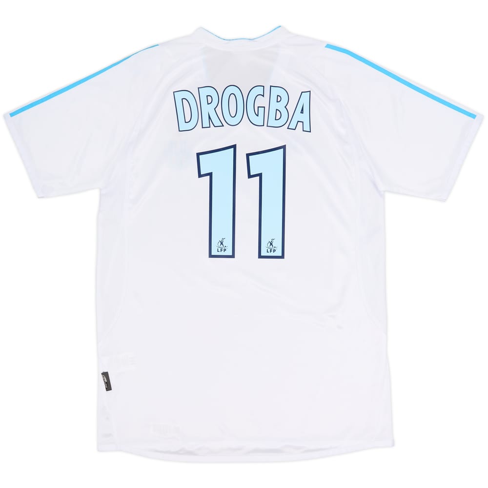 2003-04 Olympique Marseille Home Shirt Drogba #11 - 7/10 - (L)