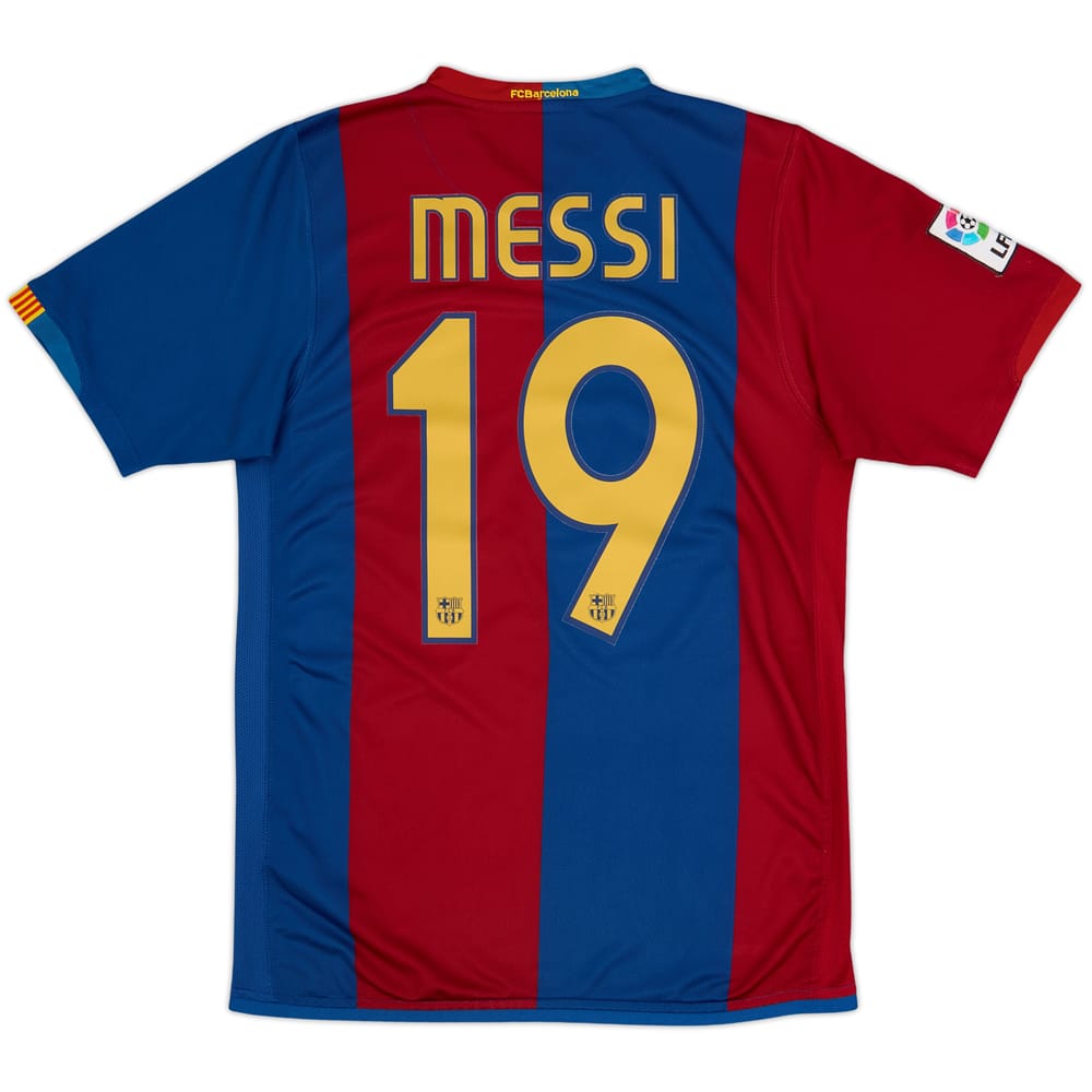 2006-07 Barcelona Home Shirt Messi #19 - 5/10 - (S)