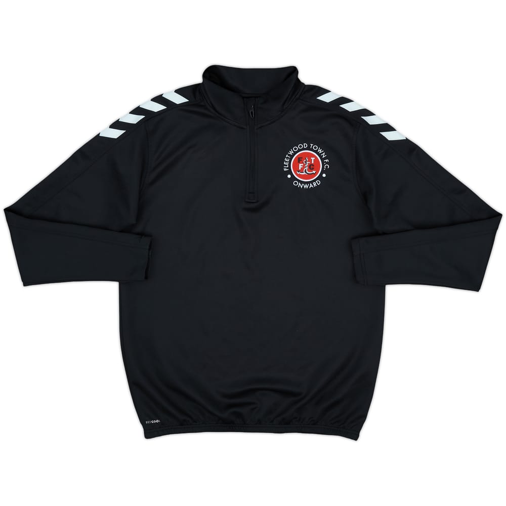 2022-23 Fleetwood Town Hummel 1/4 Zip Drill Top - 8/10 - (M)