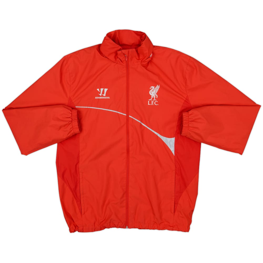 2015-16 Liverpool New Balance Hooded Rain Jacket - 8/10 - (L)