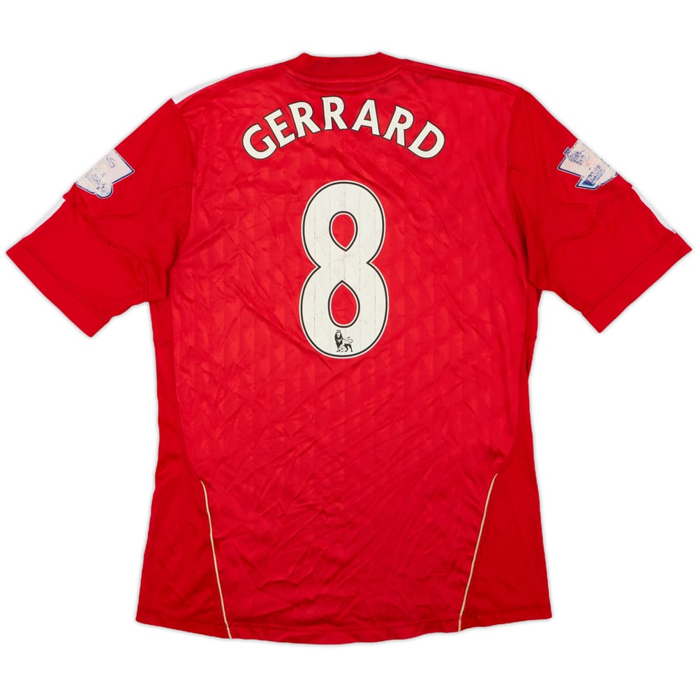 2010-12 Liverpool Home Shirt Gerrard #8 - 4/10 - (M)