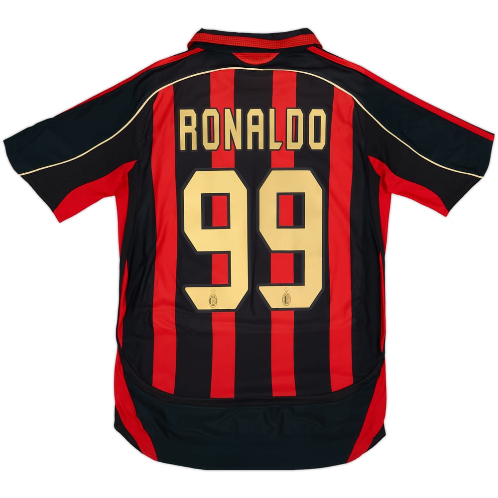 2006-07 AC Milan Home Shirt Ronaldo #99 - 7/10 - (S)