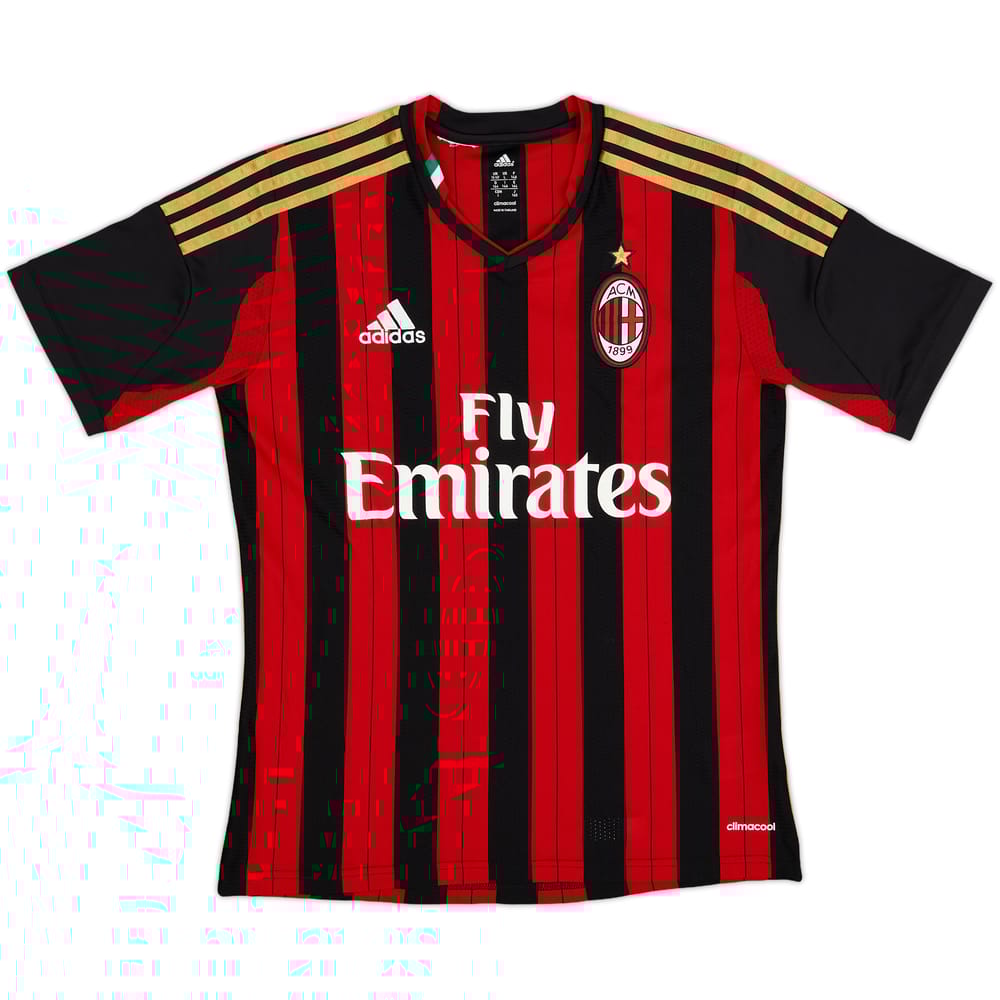 2013-14 AC Milan Home Shirt - 6/10 - (L.Boys)