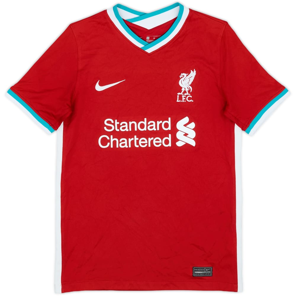 2020-21 Liverpool Home Shirt - 8/10 - (M.Boys)