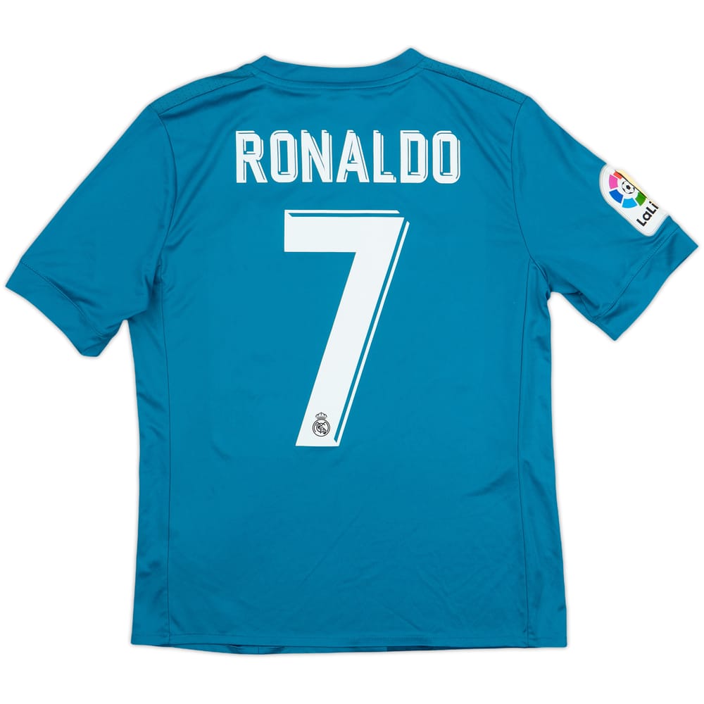 2017-18 Real Madrid Third Shirt Ronaldo #7 - 7/10 - (L.Boys)
