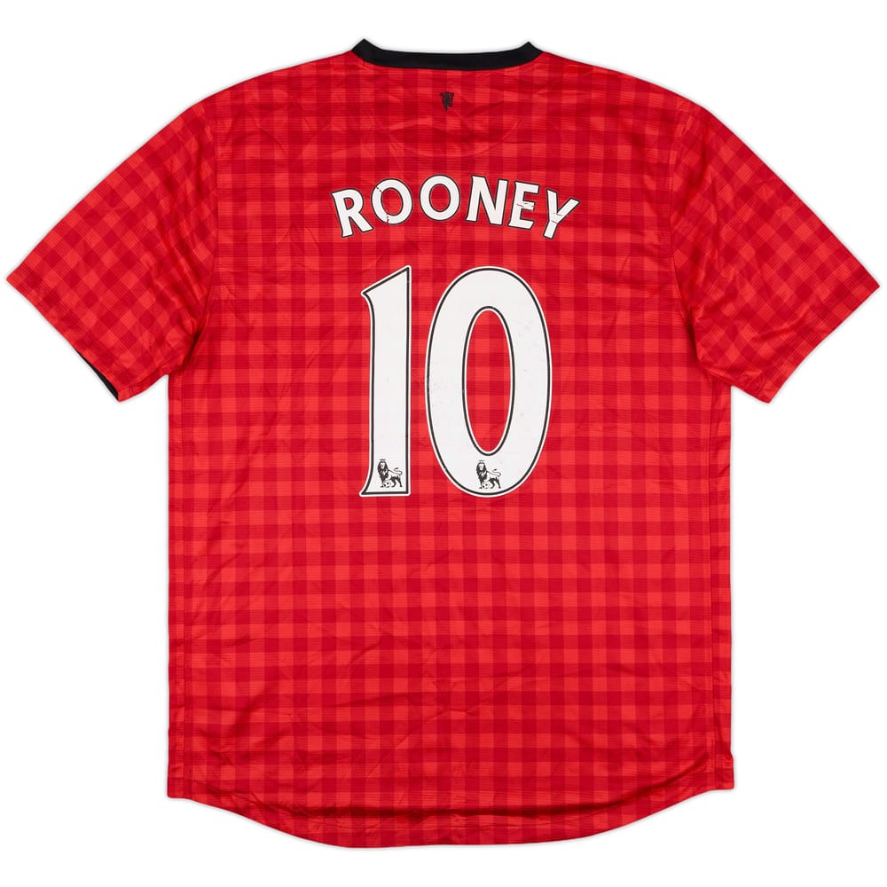 2012-13 Manchester United Home Shirt Rooney #10 - 4/10 - (L)