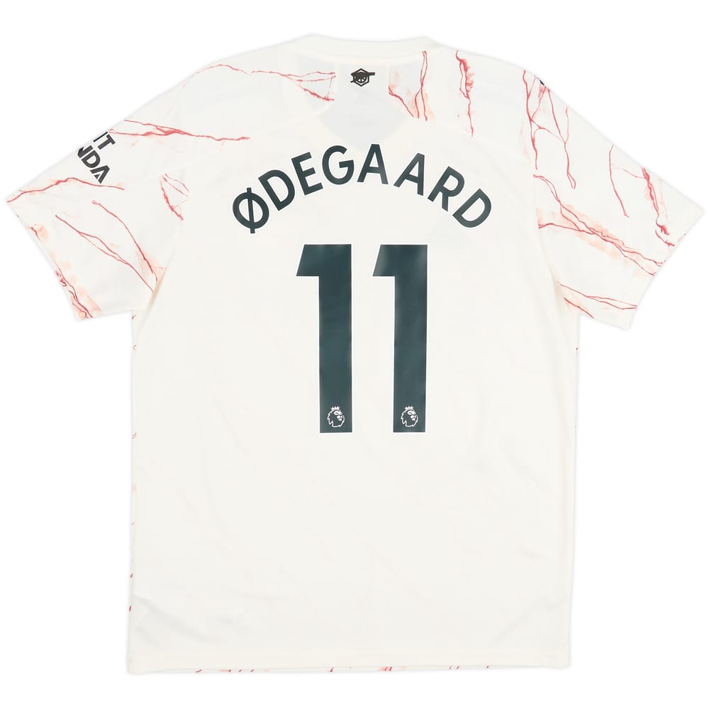 2020-21 Arsenal Away Shirt Odegaard #11 - 8/10 - (L)