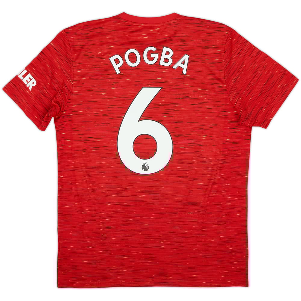 2020-21 Manchester United Home Shirt Pogba #6 - 8/10 - (M)