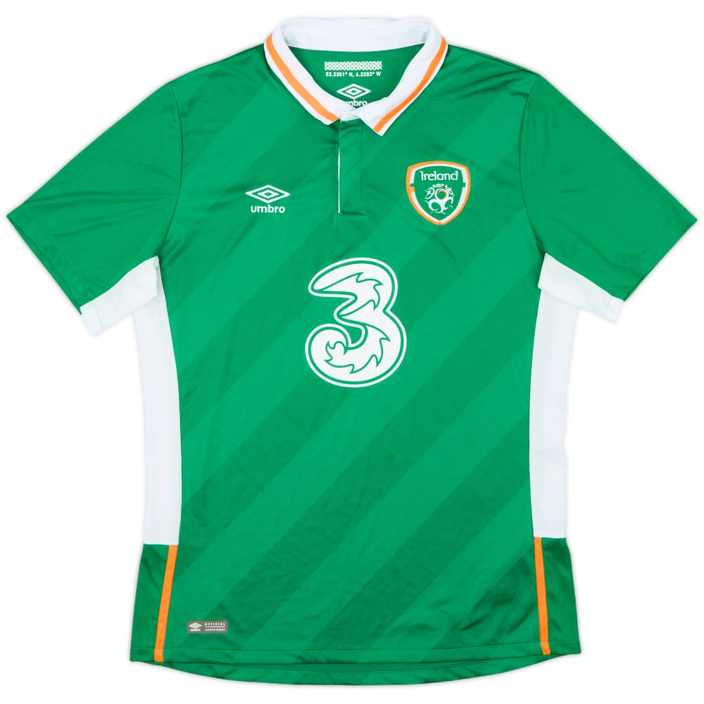 2014-16 Ireland Home Shirt - 8/10 - (L)