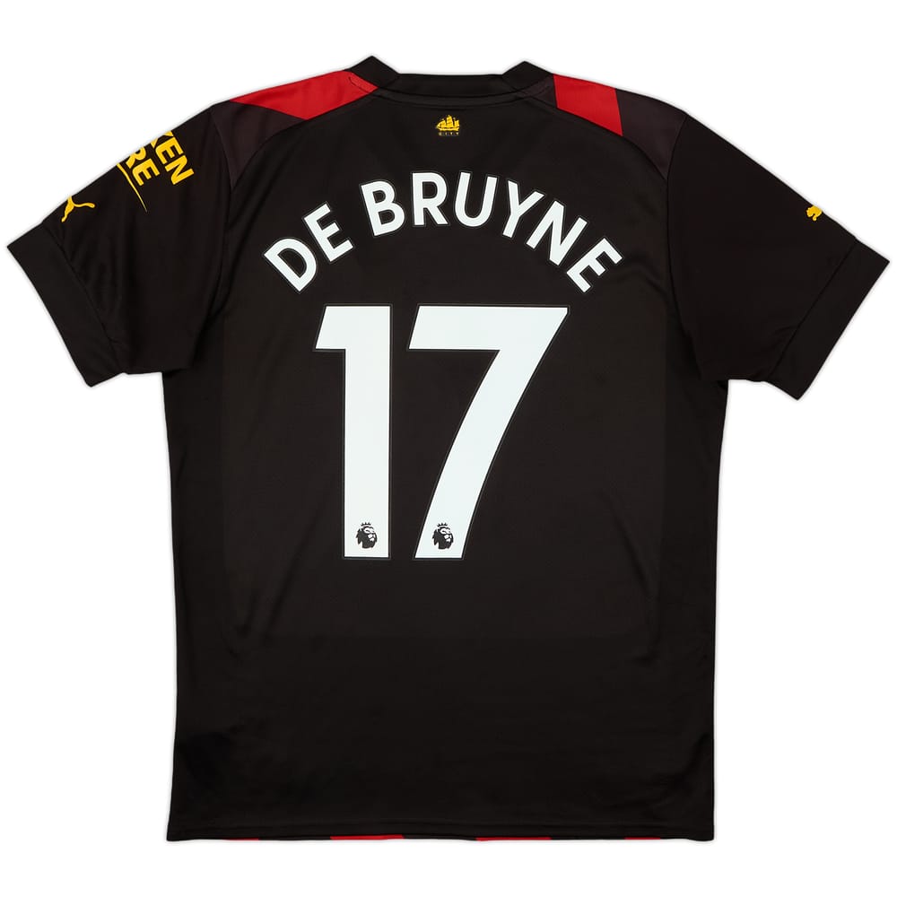 2022-23 Manchester City Away Shirt De Bruyne #17 - 6/10 - (M)