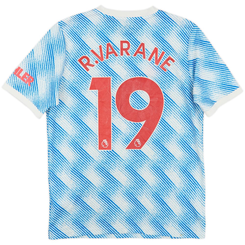 2021-22 Manchester United Away Shirt R.Varane #19 - 6/10 - (XL.Boys)