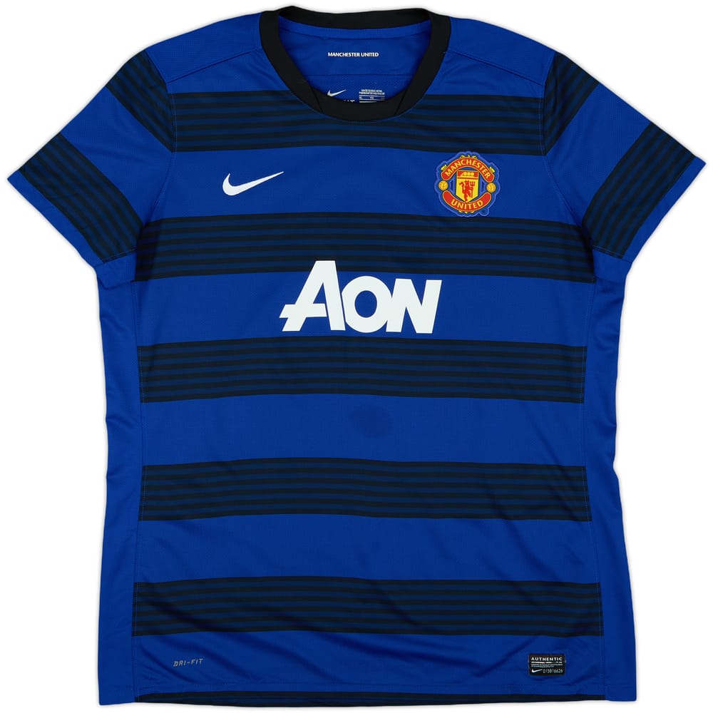 2011-13 Manchester United Away Shirt - 8/10 - (Women's XL)