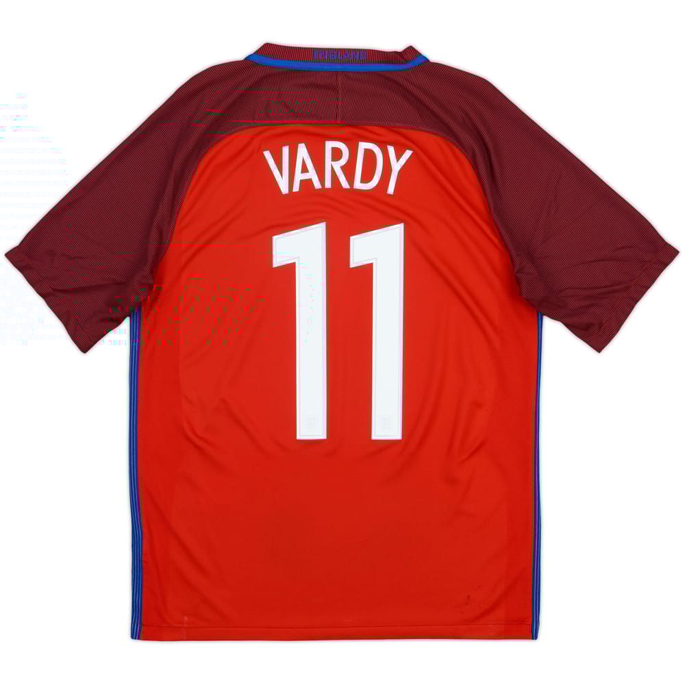 2016-17 England Away Shirt Vardy #11 - 7/10 - (M)