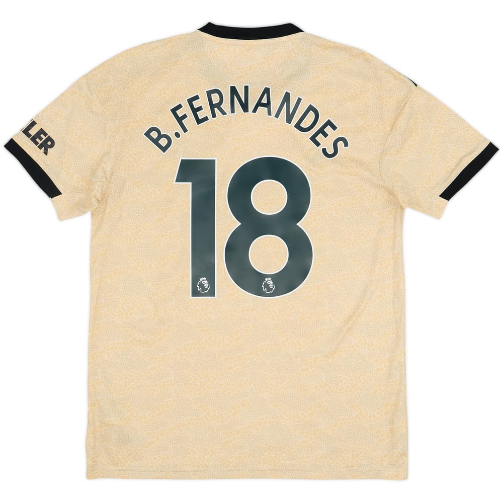 2019-20 Manchester United Away Shirt B.Fernandes #18 - 7/10 - (M)