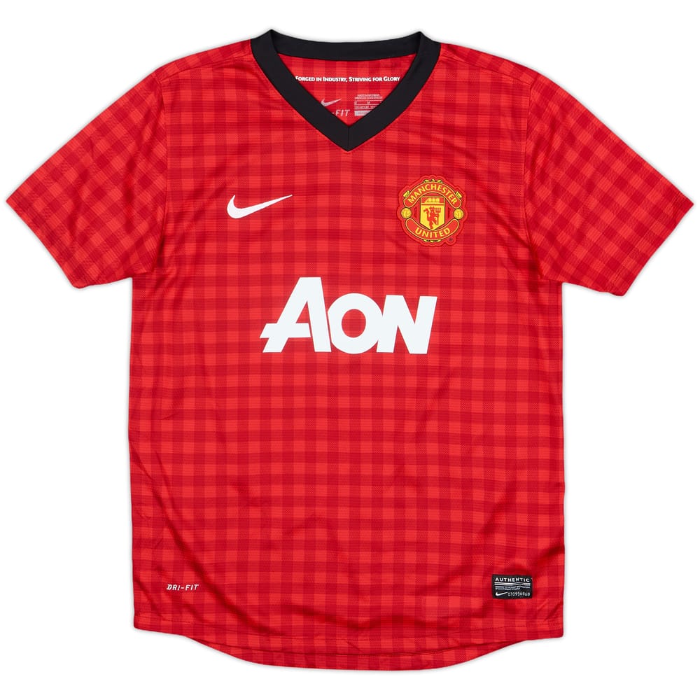 2012-13 Manchester United Home Shirt - 9/10 - (M.Boys)